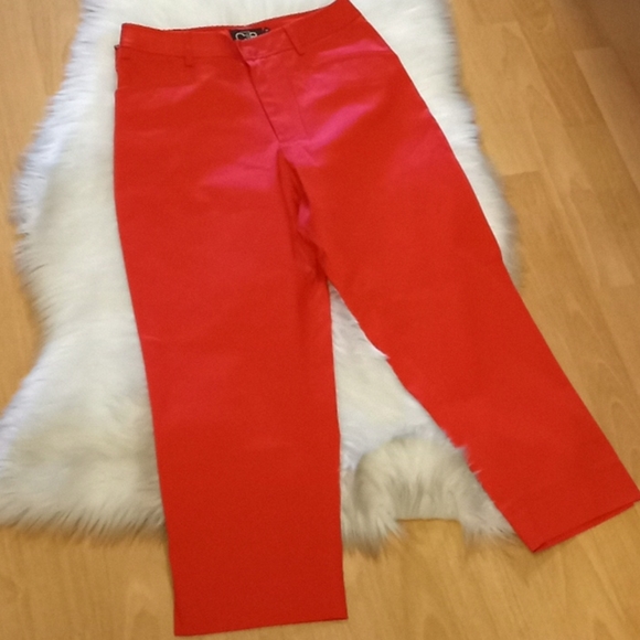 VTG- Claudia Romana Red Golf ⛳ Capri Pants - Picture 8 of 13